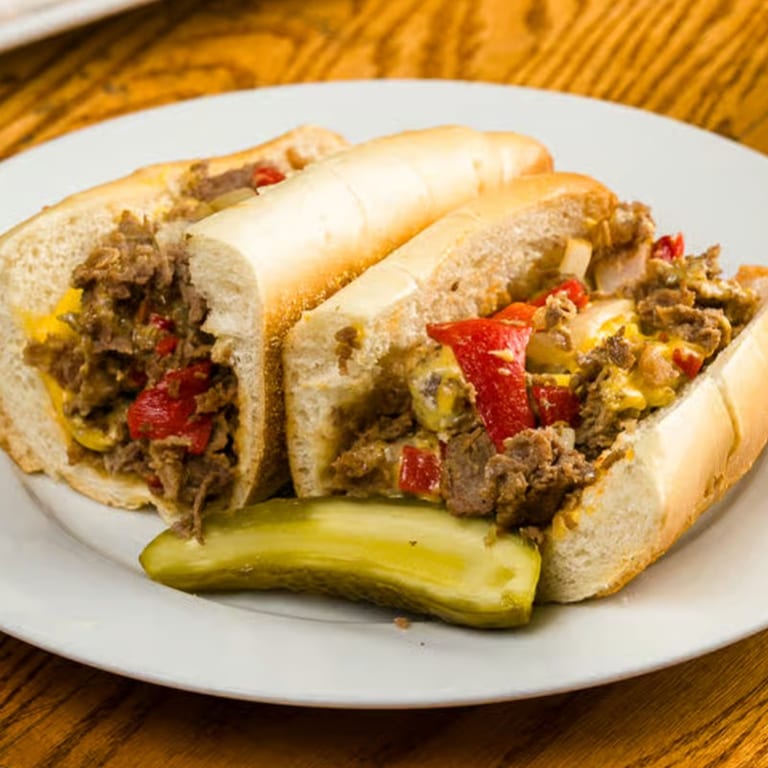 Indulge in Our Cheesesteak