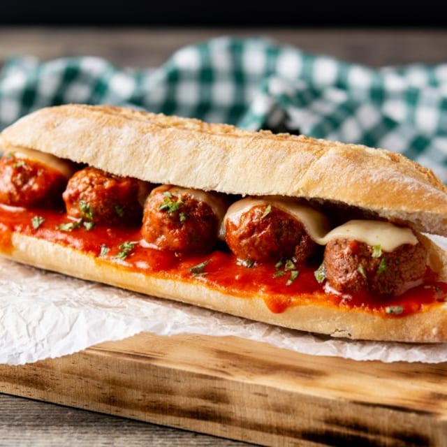 Meat Ball Sandwich.