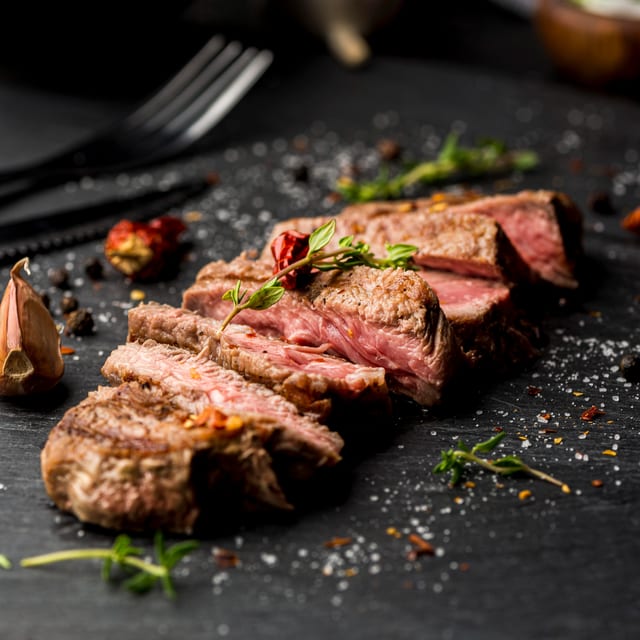 NY Strip Steak.