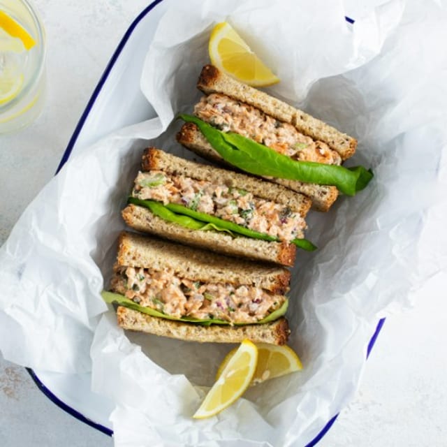 Tuna Salad Sandwich LT Mayo.