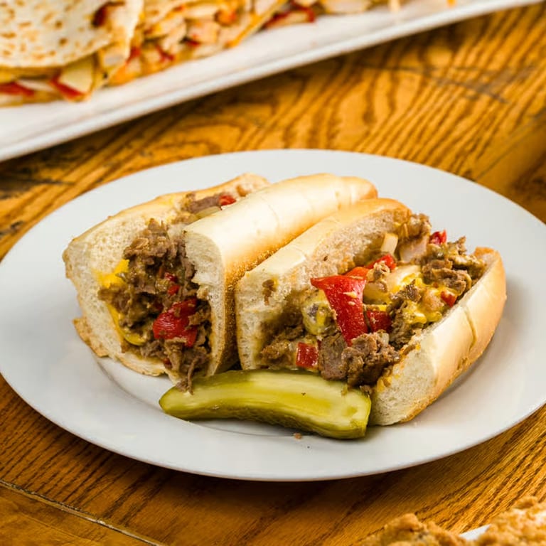 Indulge in Our Cheesesteak