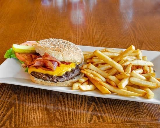 Bacon Cheese Burger Wrap.