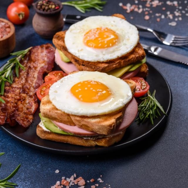 Two Egg Sandwich with Choice of Meat.
