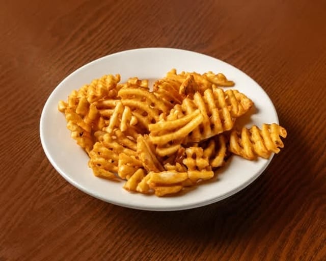 Waffle Cut French Fries.