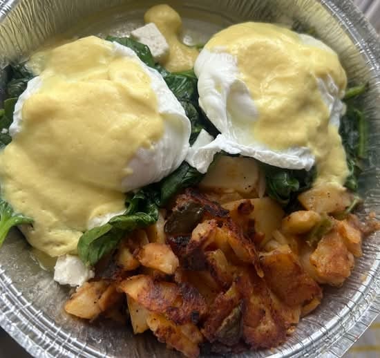 Eggs Florentine Platter.