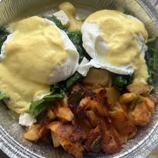 Eggs Florentine Platter